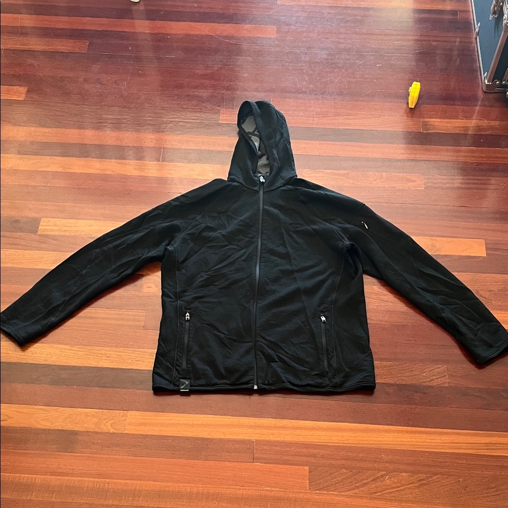 Mens XL Icebreaker 260 Realfleece Merino Wool Zip Hoodie